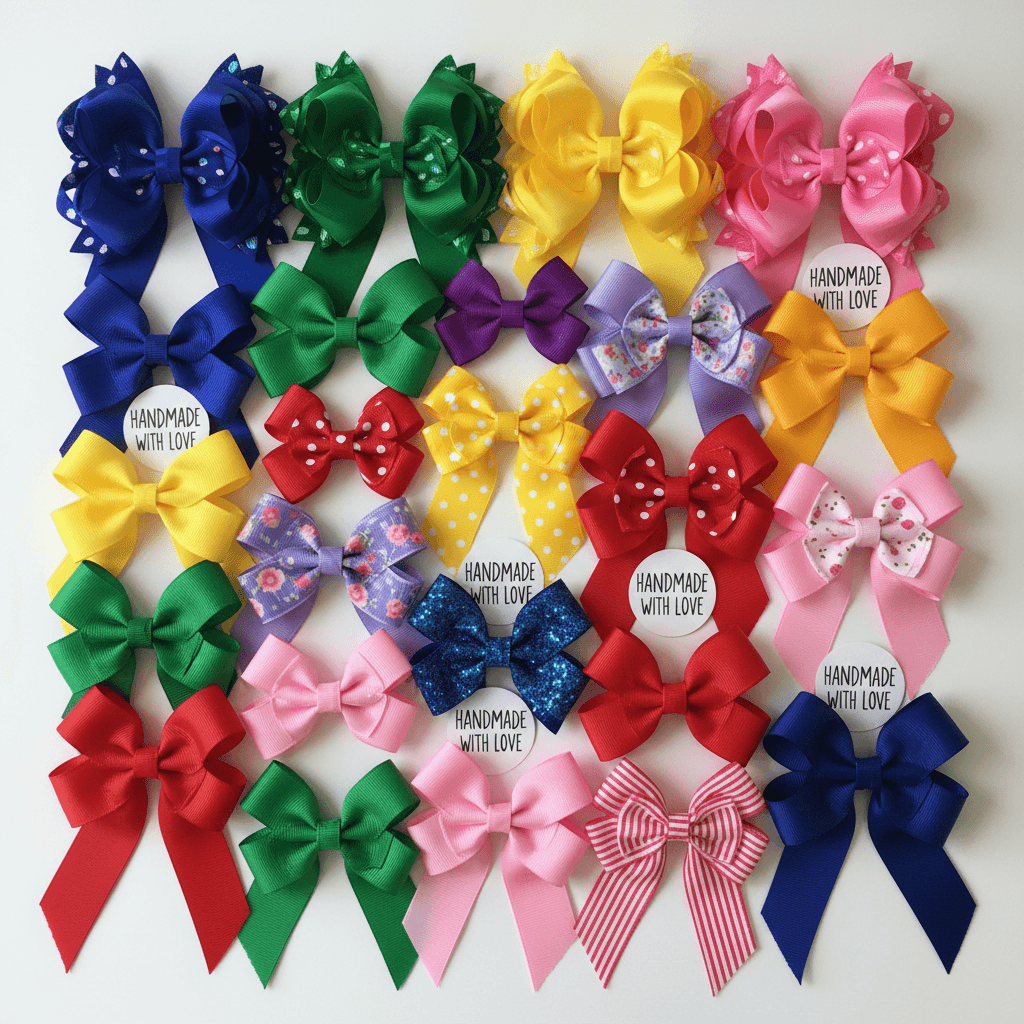 Custom hair bow designs